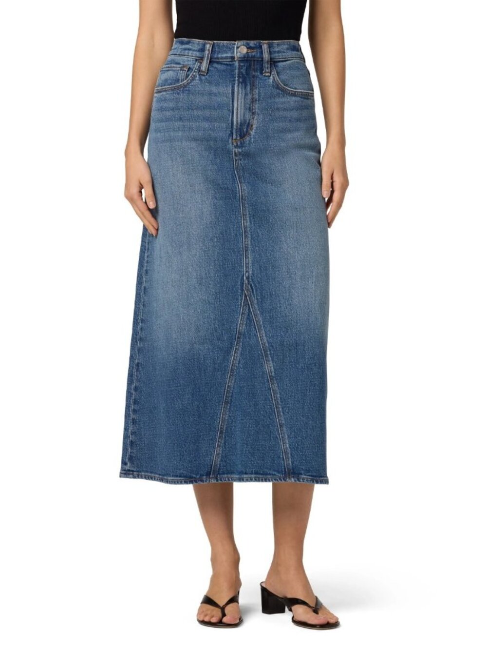 Joe's Jeans Womens A-line Maxi Denim Skirt Elyssa Size 24 / US 00